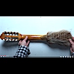 Charango is a guitar made out of an armadillo shell