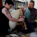 Italian bagpipe-maker