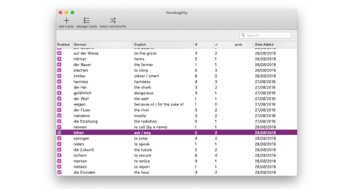Tidiness screenshot