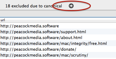 Why excluded from sitemap
