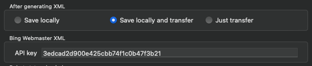 Sitemap options in Scrutiny's Preferences